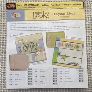 TLC Mini Bookz Layout Ideas Kit - Yellow